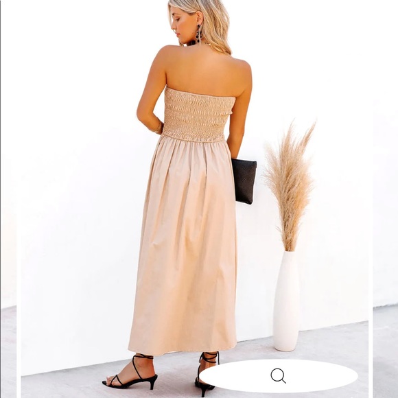 NWT khaki maxi - Picture 2 of 10